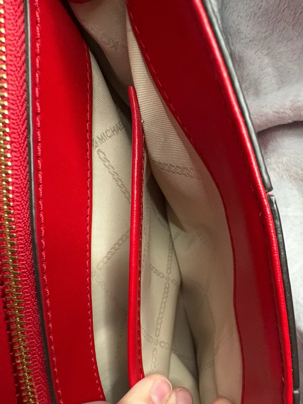 Michael Kors bold red